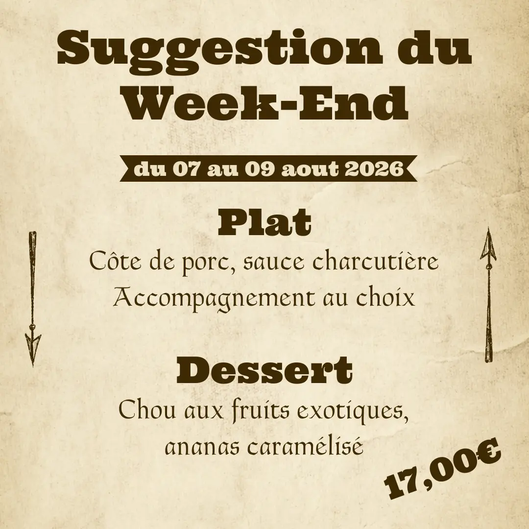 Suggestion du week-end du 08 au 11 mai 2025
